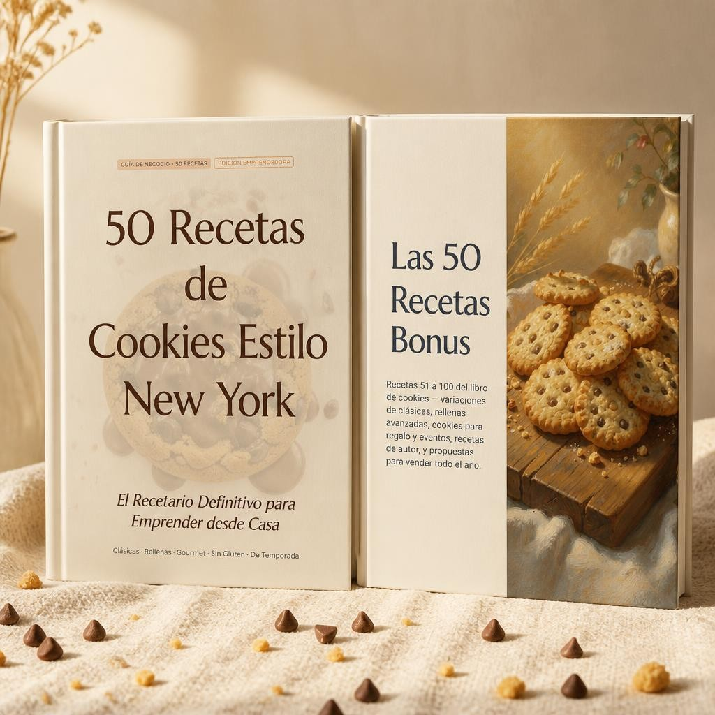 EMPRENDÉ DESDE TU CASA CON COOKIES ESTILO NEW YORK